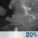 Friday Night: A slight chance of showers and thunderstorms before 11pm, then a slight chance of showers between 11pm and 2am, then a chance of showers and thunderstorms after 2am.  Mostly cloudy, with a low around 66. Southeast wind around 5 mph becoming calm  in the evening.  Chance of precipitation is 30%.